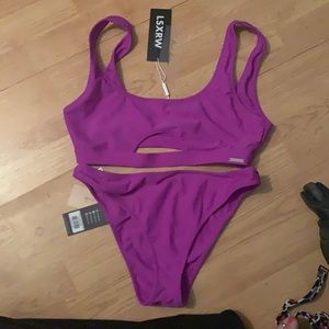 Purple bikini